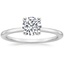 18K White Gold Haven Diamond Ring, smalltop view