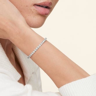 7 in. Lab Grown Diamond Tennis Bracelet