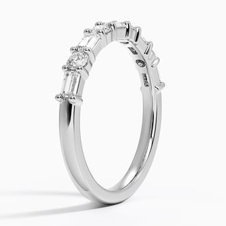 Luxe Leona Baguette and Round Diamond Ring