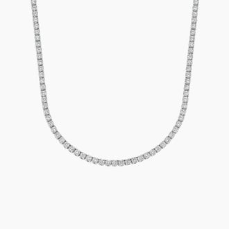 Perfect Tennis Lab Grown Diamond Necklace