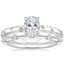 18K White Gold Corinne Diamond Ring with Aimee Diamond Ring