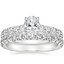 18K White Gold Anthology Diamond Ring (1/2 ct. tw.) with Luxe Sienna Diamond Ring (5/8 ct. tw.)