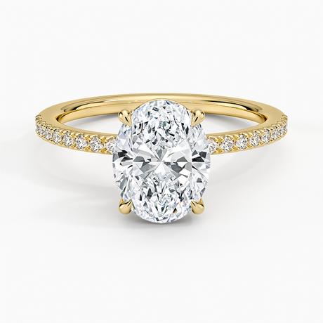 Perfect Fit Half-Coverage Diamond Engagement Ring