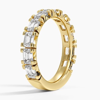 Luxe Nathalie Emerald Cut Lab Diamond Ring