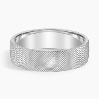 Mojave Maverick 6mm Wedding Ring in Platinum