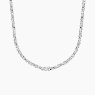 Harriet Lab Diamond Tennis Necklace - Brilliant Earth