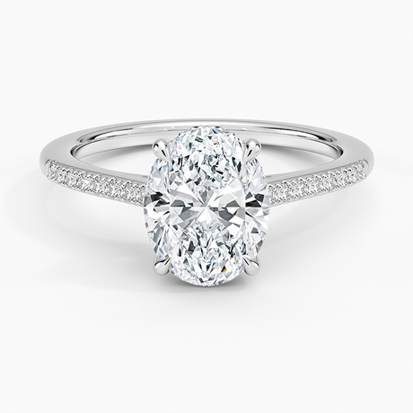 Lissome Half-Coverage Diamond Ring