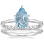 18K White Gold Lumiere Diamond Ring with Marseille Diamond Ring (1/3 ct. tw.)