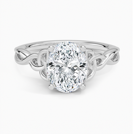 Celtic Knot Engagement Ring - Love Knot