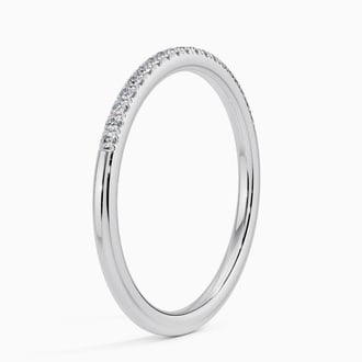 Whisper Half Coverage Lab Diamond Ring