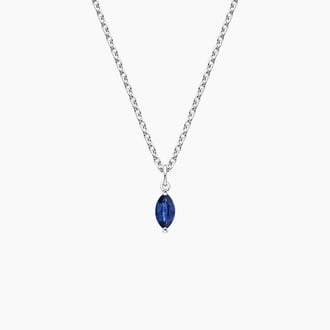 Solitaire Sapphire Pendant