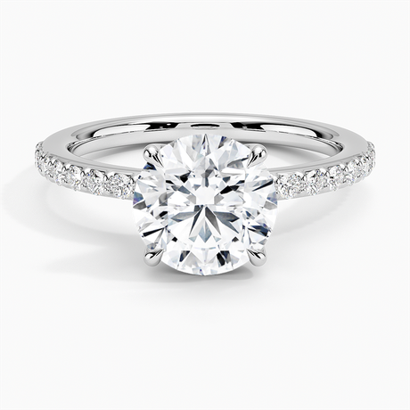 Diamond Accented Engagement Ring