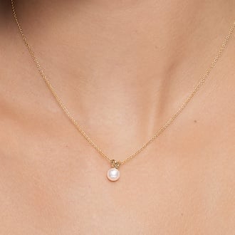 Premium Akoya Cultured Pearl Pendant (6mm)