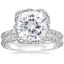 18K White Gold Nova Diamond Bridal Set (3/4 ct. tw.)
