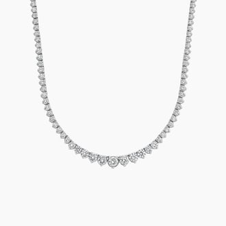 5 Carat Diamond Tennis Necklace