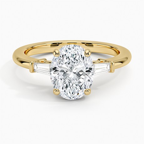 Tapered Baguette Engagement Ring