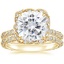 18K Yellow Gold Nova Diamond Bridal Set (3/4 ct. tw.)