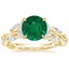18K Yellow Gold Secret Garden Diamond Ring (1/2 ct. tw.), smalltop view