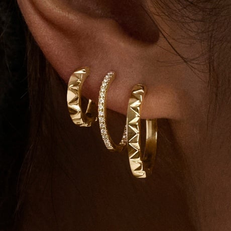 Sol Huggie Hoop Earrings