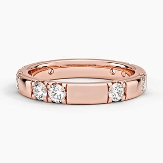 Astra Diamond 3.2mm Ring in 14K Rose Gold