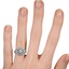 The Visala Ring, smallzoomed in top view on a hand