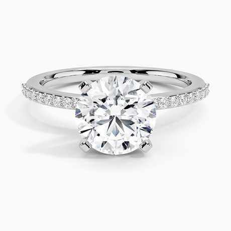 Delicate Shared Prong Diamond Ring - Brilliant Earth