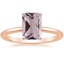 14K Rose Gold Four-Prong Comfort Fit 1.5mm Ring, smalltop view