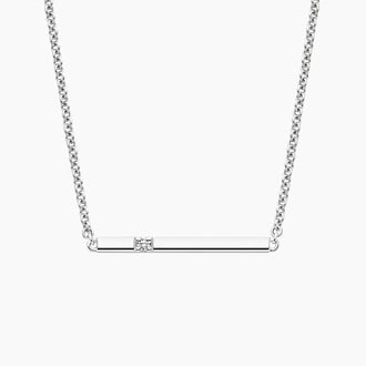 Diamond Bar Pendant