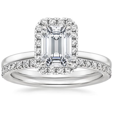 18K White Gold Vienna Diamond Bridal Set (1/2 ct. tw.)