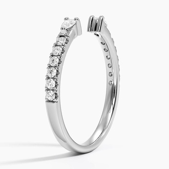 Imogen Pear Diamond Open Ring (1/4 ct. tw.) in Platinum