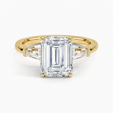 18K Yellow Gold Symphony Three Stone Diamond Ring (1/2 ct. tw.)