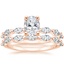 14K Rose Gold Joelle Diamond Bridal Set (3/4 ct. tw.)