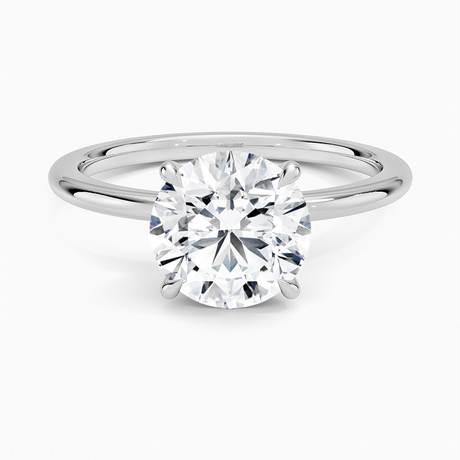 Platinum Petite Elodie 1.5mm Ring