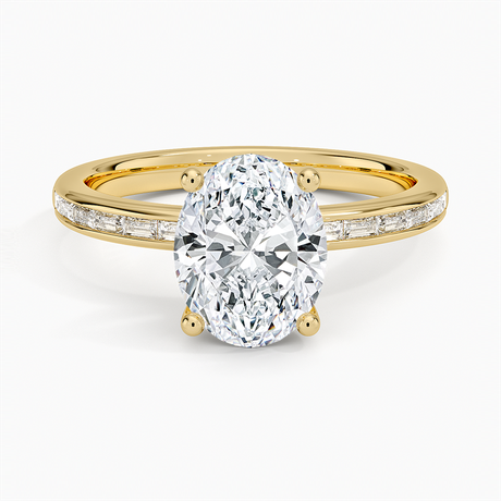 Tabitha Channel Set Baguette Diamond Ring