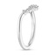 18K White Gold Caris Diamond Ring, smallside view