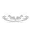 18K White Gold Caris Diamond Ring, smalltop view