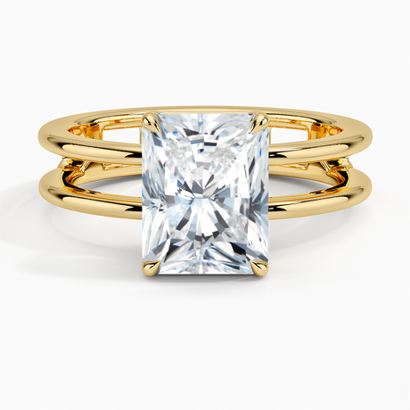 Double Band Engagement Ring - Aimee