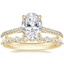 18K Yellow Gold Luxe Dawn Diamond Ring with Marseille Diamond Ring (1/3 ct. tw.)