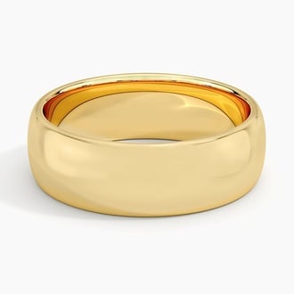 Fairmined Comfort Fit 6mm Wedding Ring