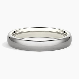 4mm Tantalum Wedding Band - Mixed Metal Ring