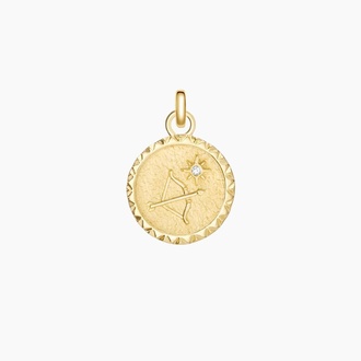 Sagittarius Zodiac Diamond Charm