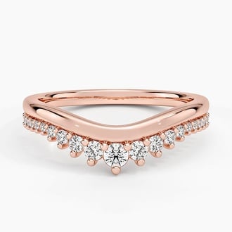 Serafina Contour Diamond Ring (1/4 ct. tw.) in 14K Rose Gold