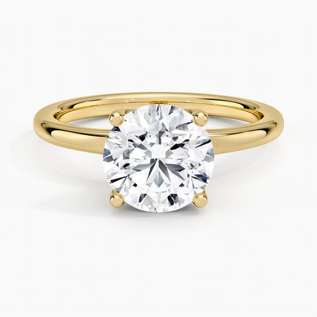 Fleur Solitaire Ring