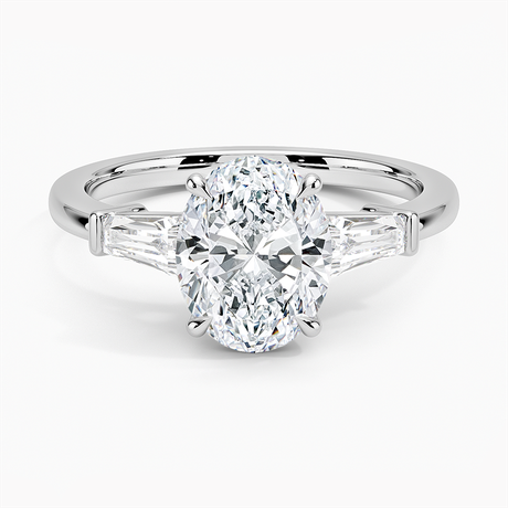 Symphony Three Stone Diamond Ring - Brilliant Earth