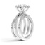 Overlapping Stack Pavé Diamond Ring, smallside view