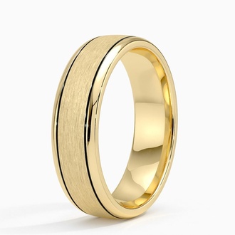Everett 6mm Wedding Ring in 18K Yellow Gold