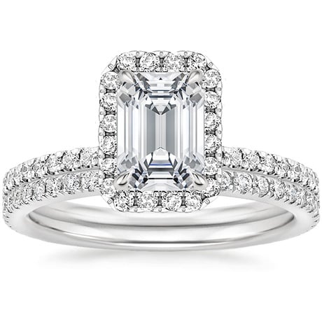 18K White Gold Waverly Diamond Bridal Set (2/3 ct. tw.)