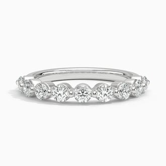 Luxe Single Shared Prong Diamond Ring