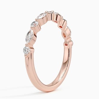 Versailles Half-Coverage Diamond Ring (3/8 ct. tw.) in 14K Rose Gold