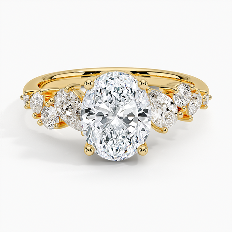 Olivetta Tapered Diamond Ring